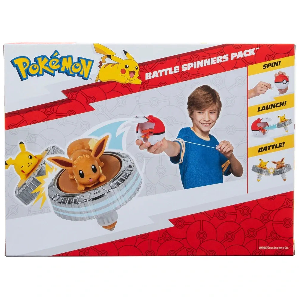 Pokemon - Battle Spinner Pack Eevee & Pokeball Launcher