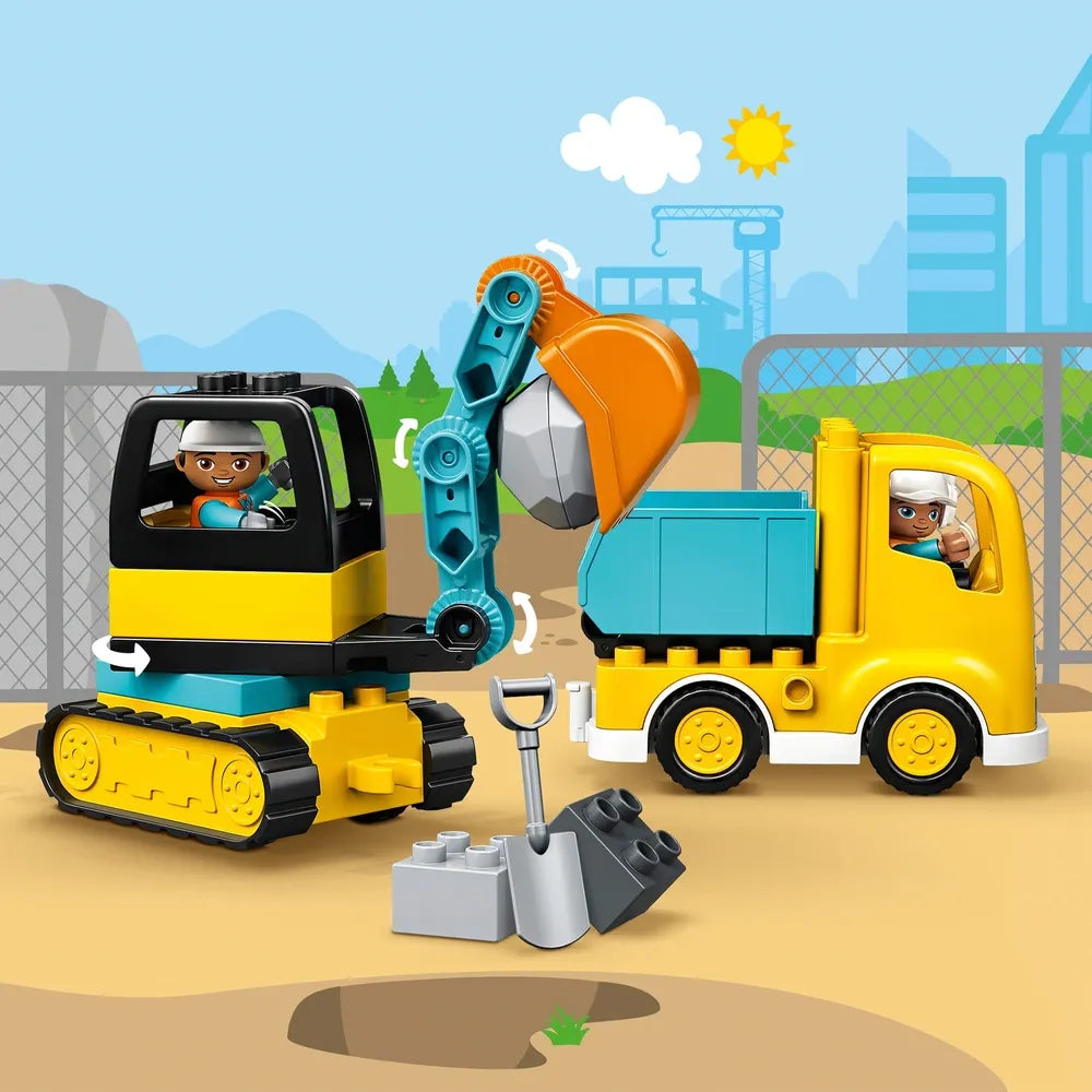 LEGO Duplo - Truck & Tracked Excavator (10931)