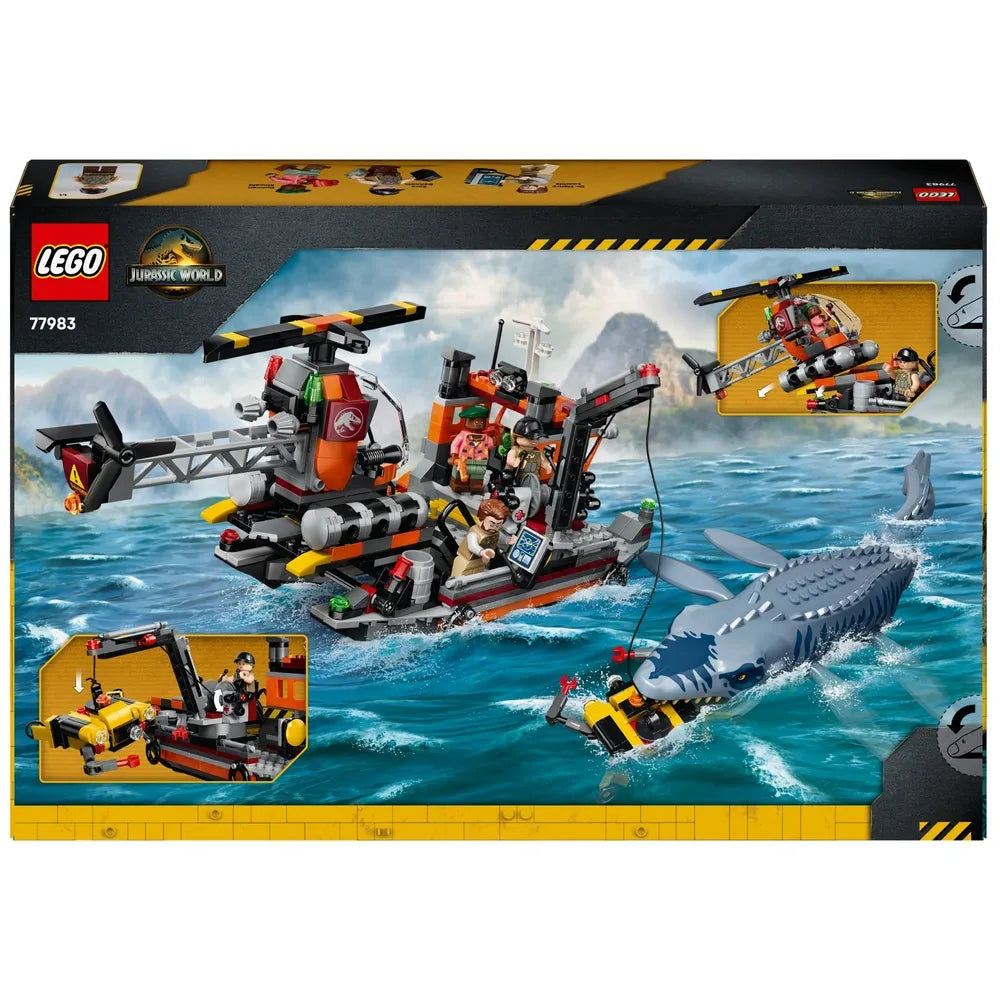 LEGO Jurassic World - Mosasaurus Dinosaur Boat Attack (77983)