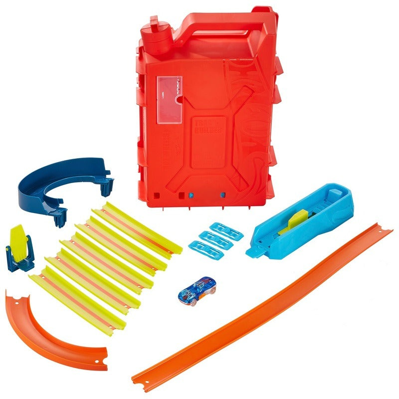 Hot Wheels - Track Builder Fuel Can Stunt Box Playset