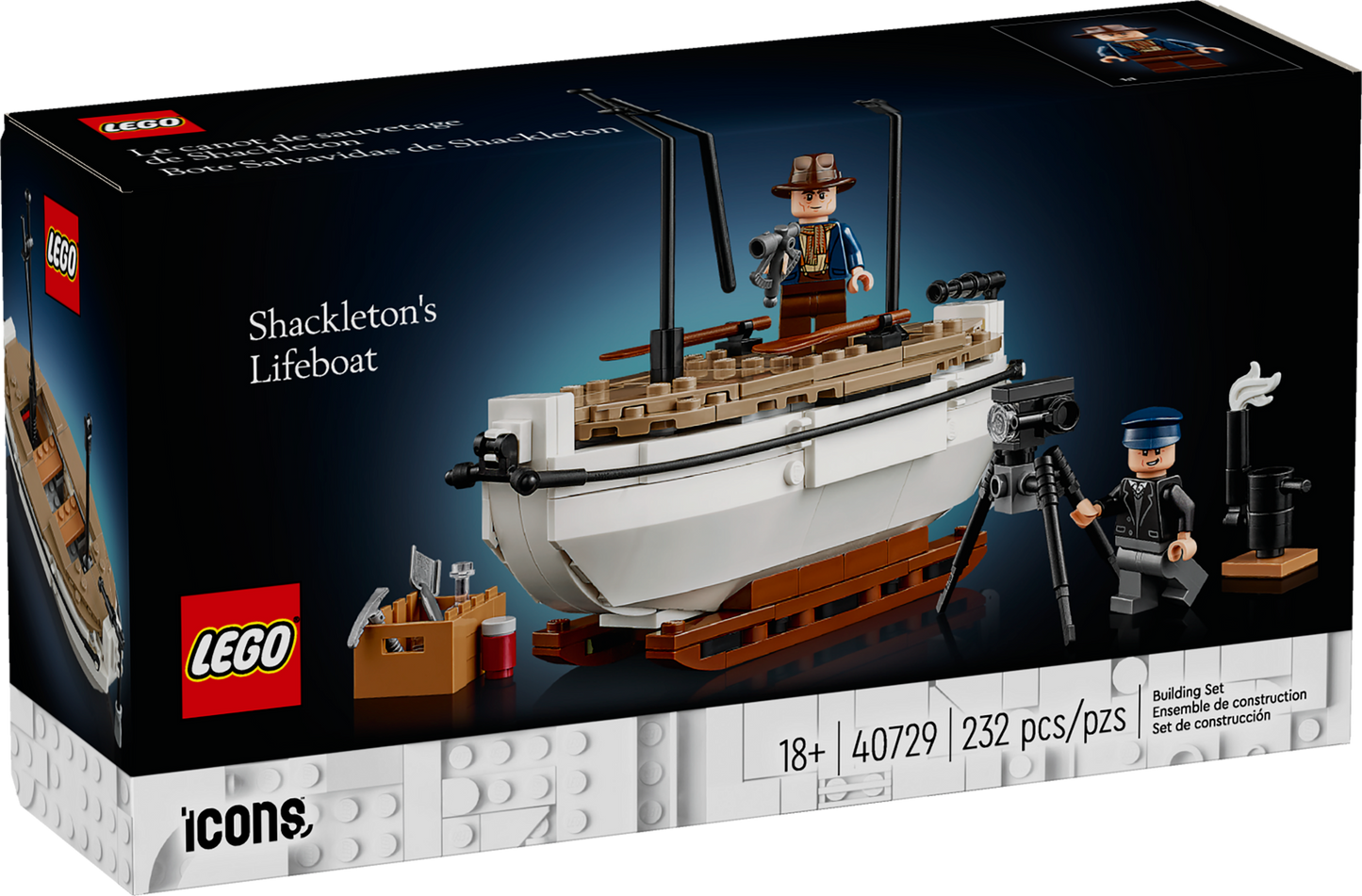 LEGO Icons - Shackleton's Lifeboat (40729)