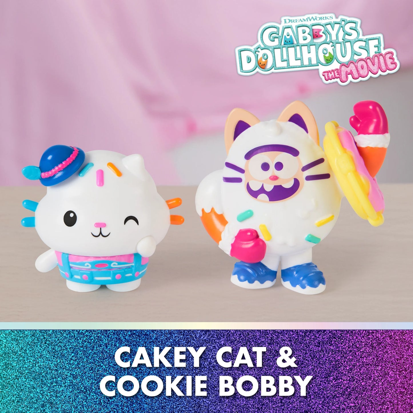 Gabby's Dollhouse - Cakey Cat and Cookie Bobby Set