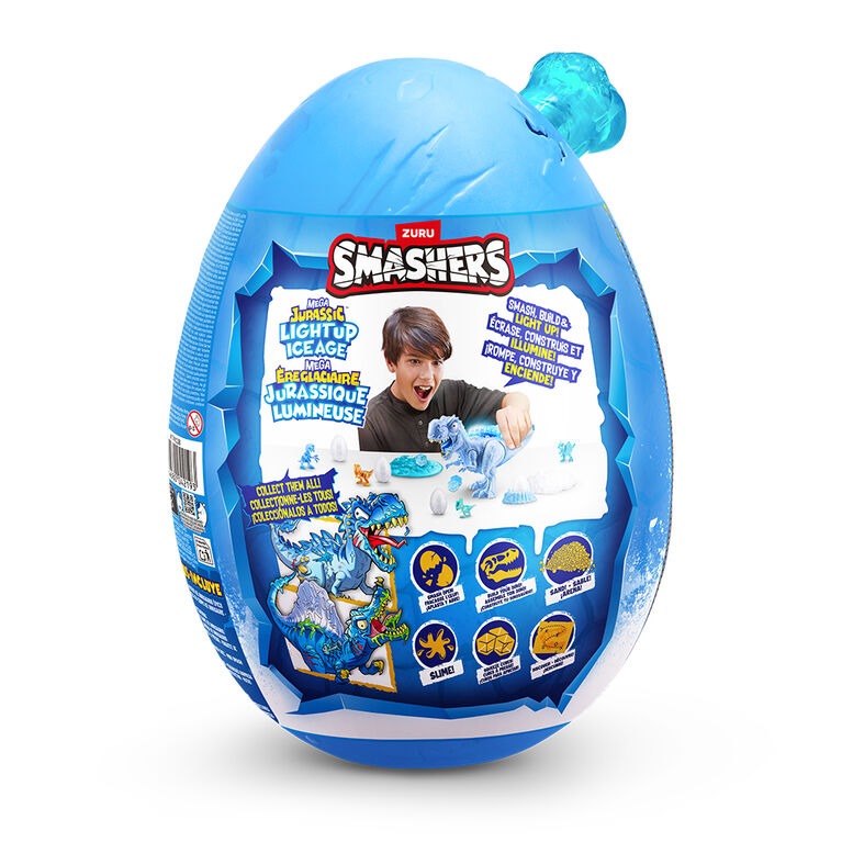 Smashers - Mega Jurassic Light Up Ice Age Egg