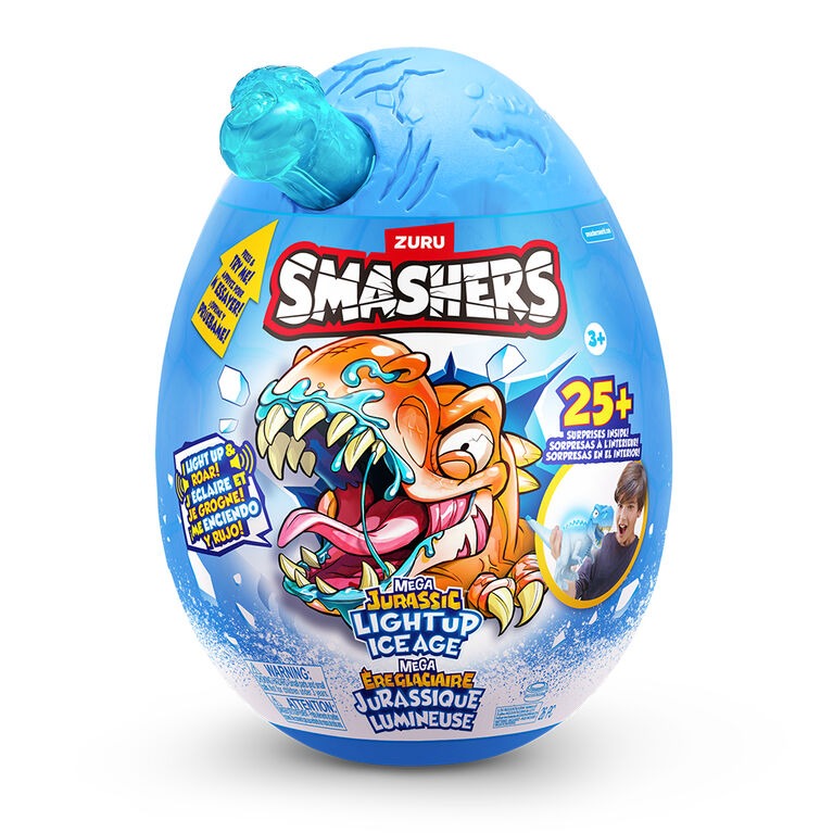 Smashers - Mega Jurassic Light Up Ice Age Egg