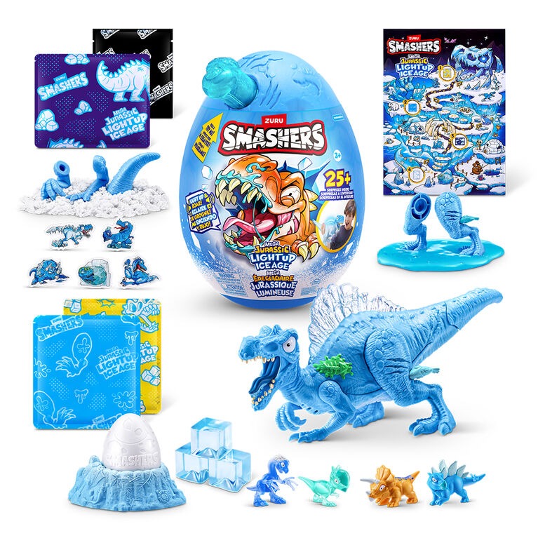 Smashers - Mega Jurassic Light Up Ice Age Egg