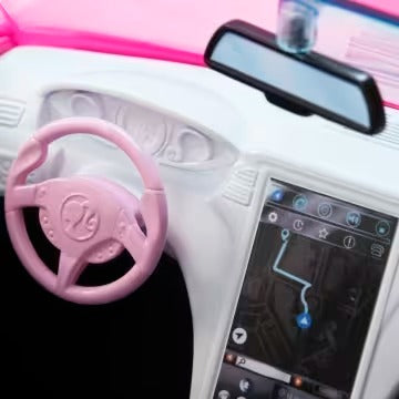 Barbie - Convertible Car Playset