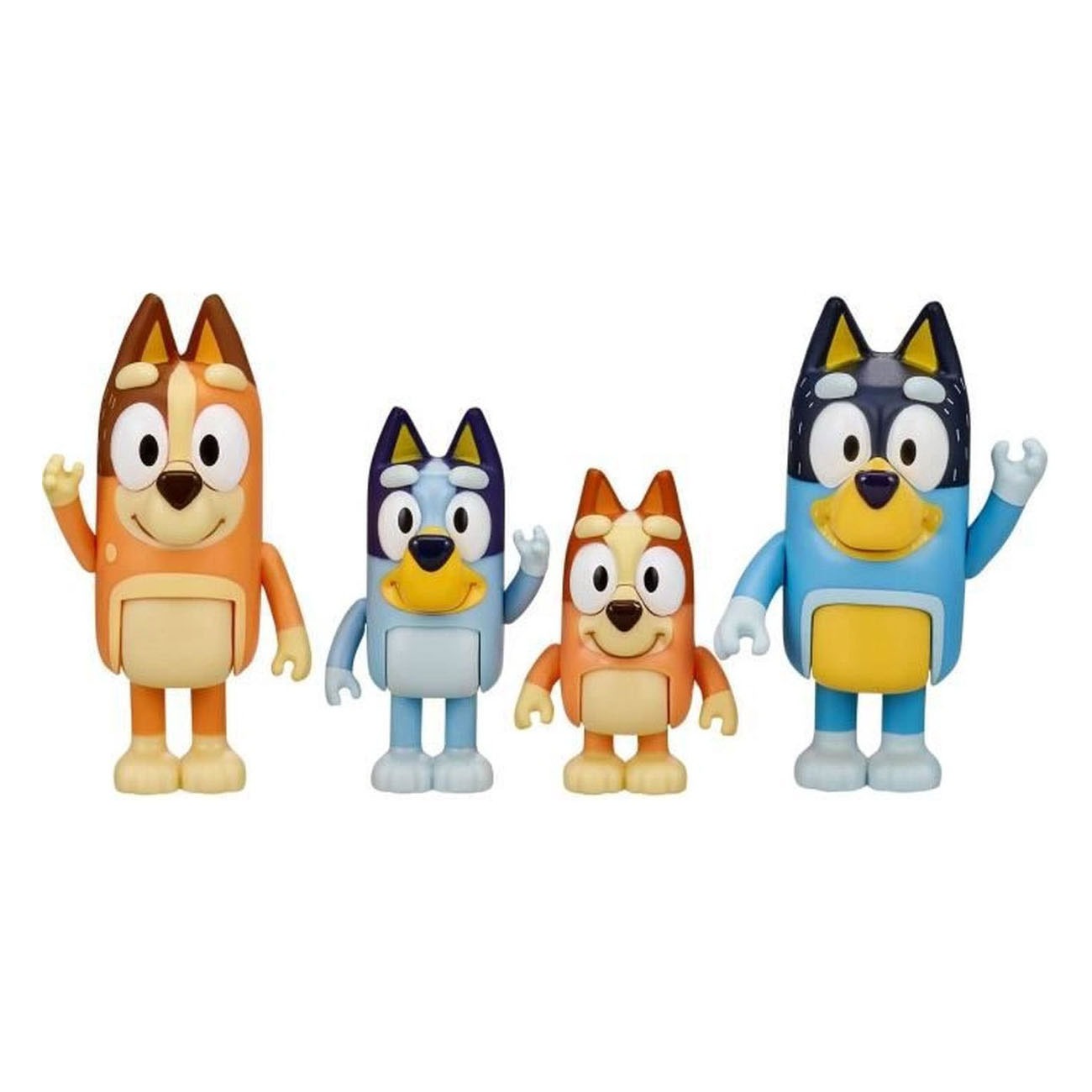 Bluey - Bluey & Family 4 Pack Figures