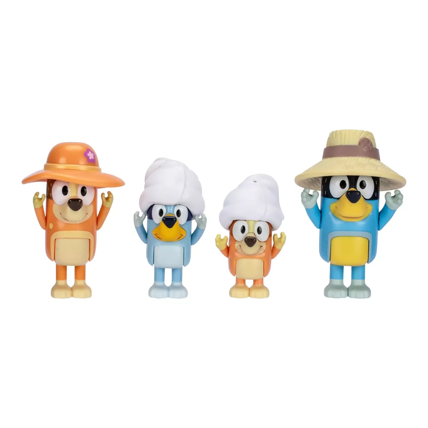 Bluey - Family Trip 4 Pack Figures