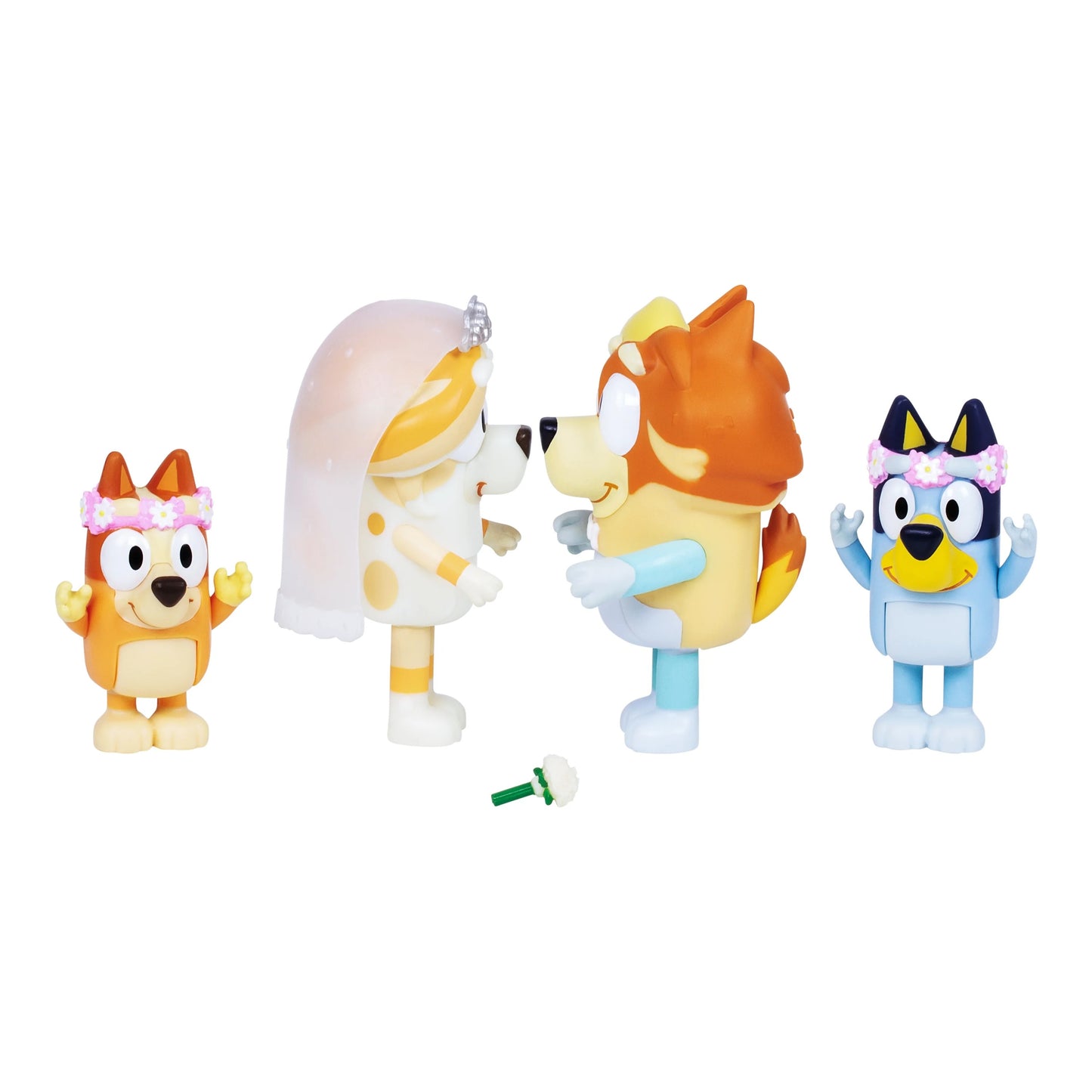Bluey - Wedding Time 4 Pack Figures