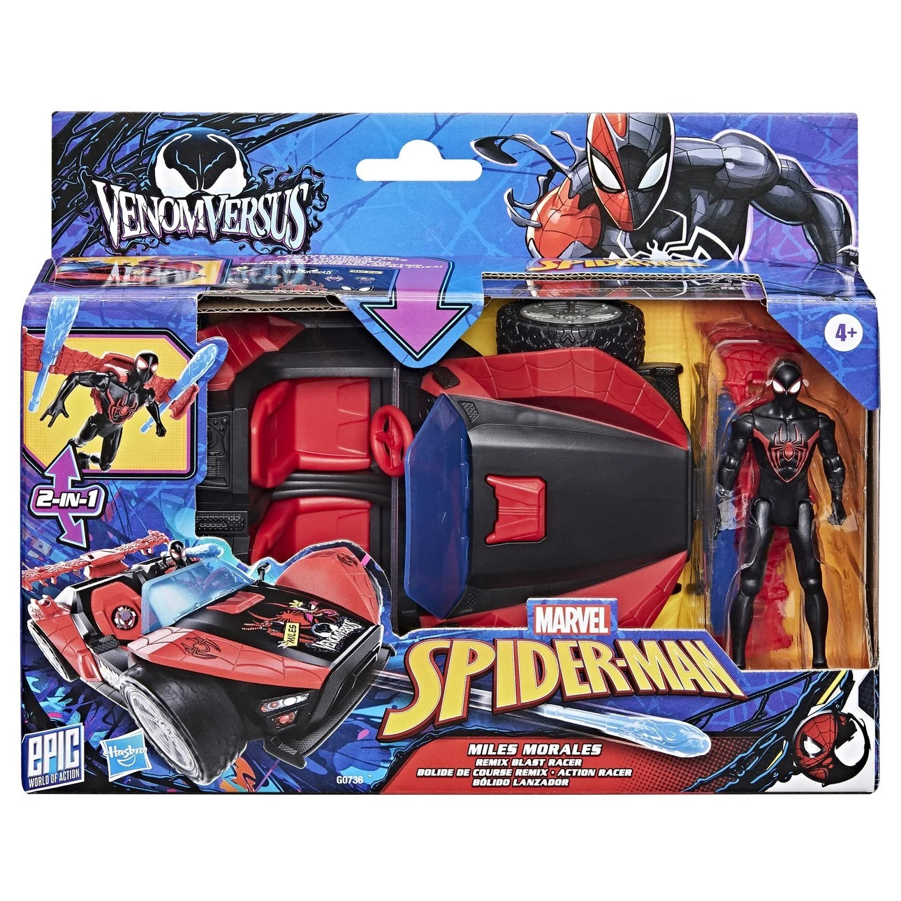 Spiderman - Venomversus - Blast Racer - Miles Morales