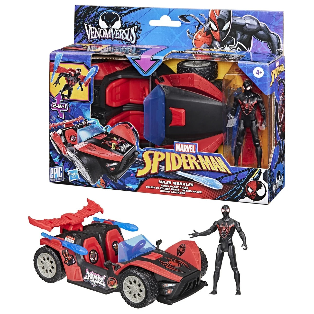 Spiderman - Venomversus - Blast Racer - Miles Morales