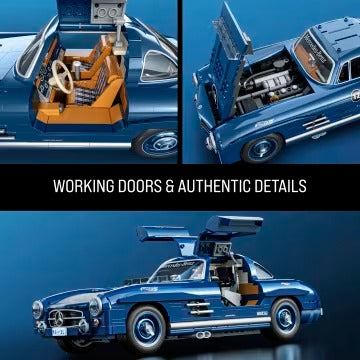 Mattel Brick Shop - Hot Wheels - Mercedes-Benz 300SL