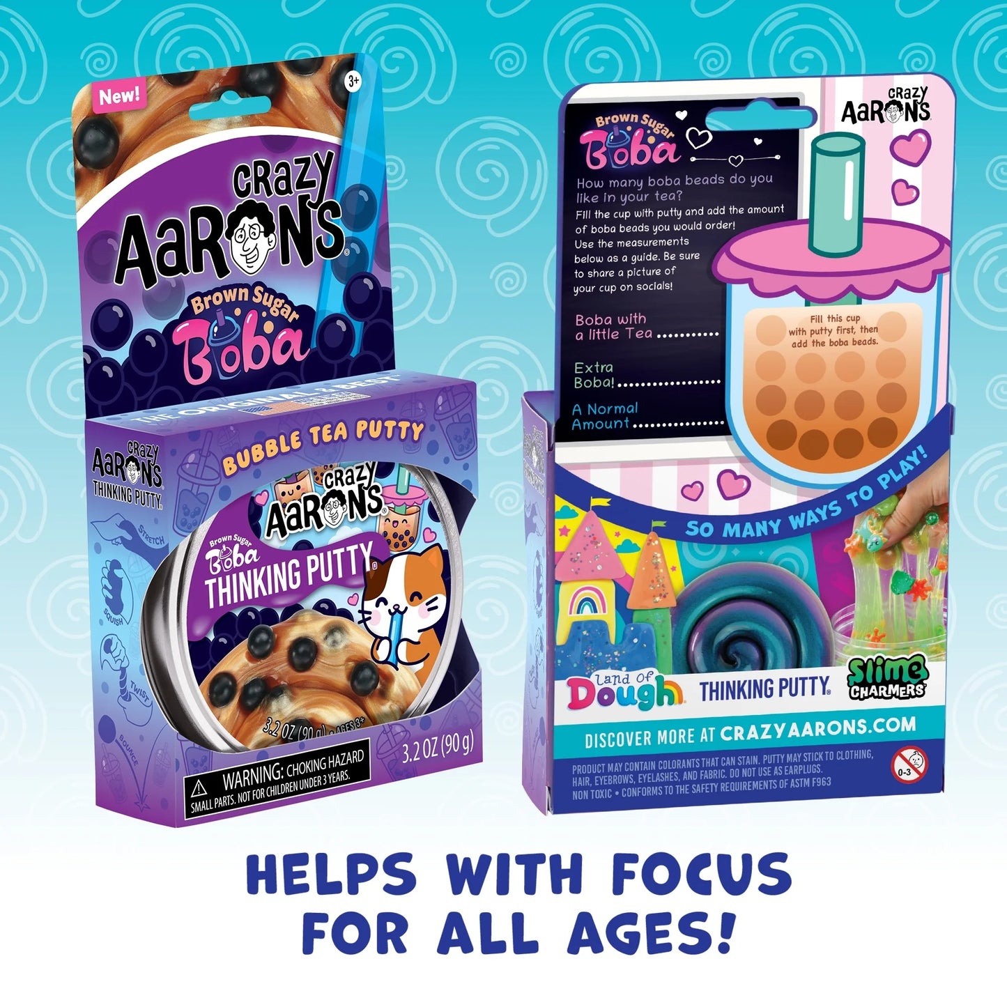 Crazy Aarons - Thinking Putty - Brown Sugar Boba
