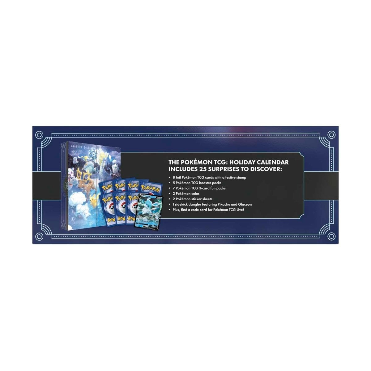 Pokémon TCG: Holiday Calendar (Glaceon, Alolan Vulpix)