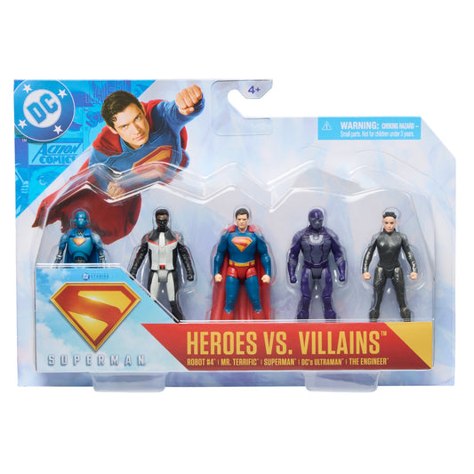 Superman - 3" Figures - Heroes vs Villains