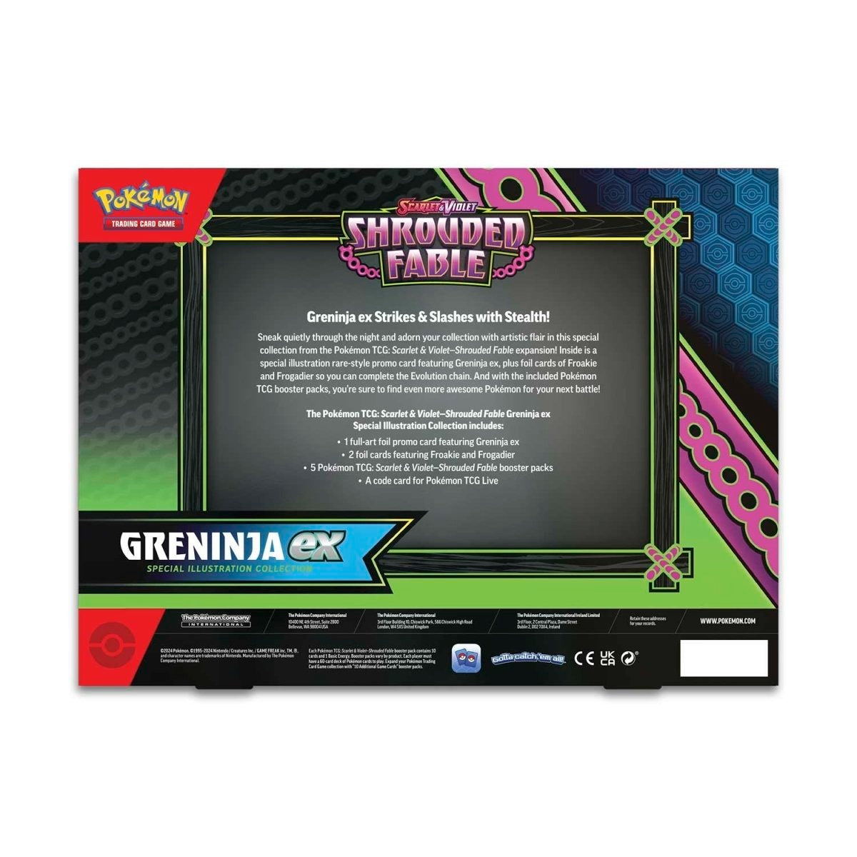 Pokemon TCG - Shrouded Fable: Greninja ex Special Illustration Collection