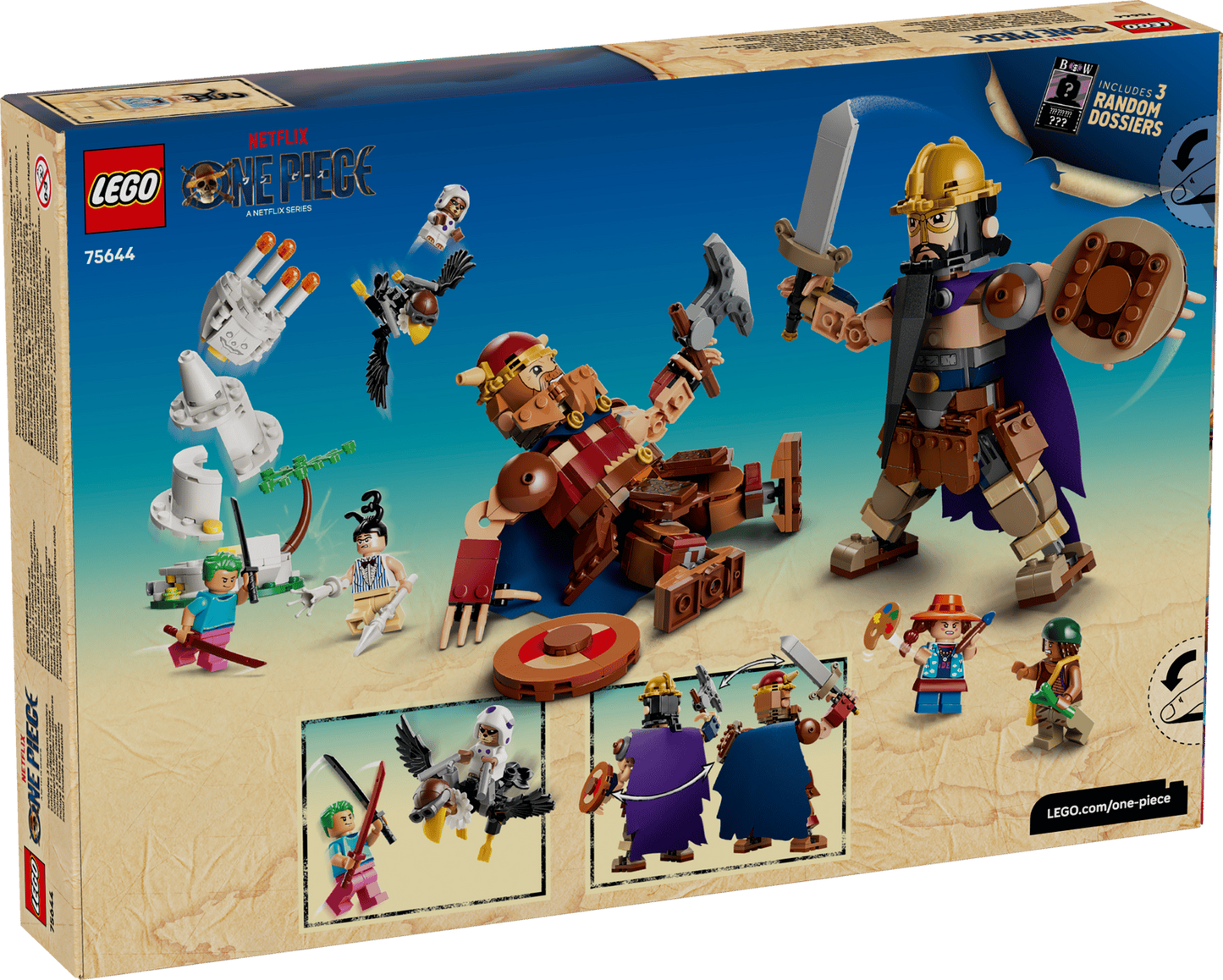 LEGO One Piece - Dorry vs. Brogy – Giants of Little Garden (75644)