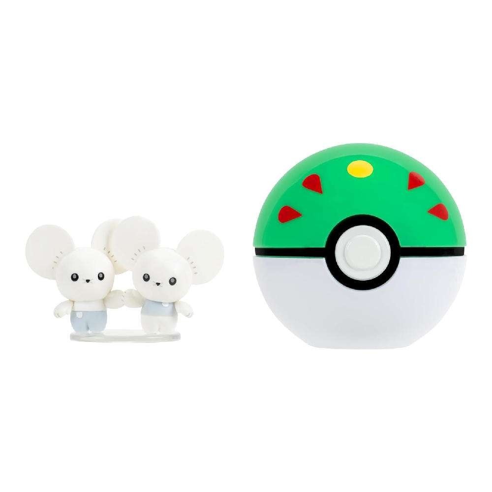 Pokemon - Clip 'N' Go - Tandemaus and Friend Ball