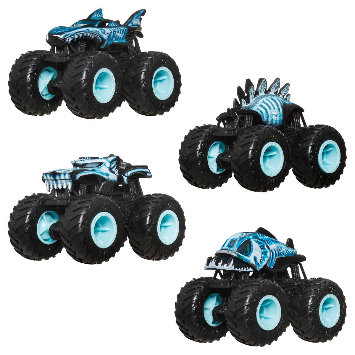 Hot Wheels - Monster Trucks 4 Pack - X L Ray