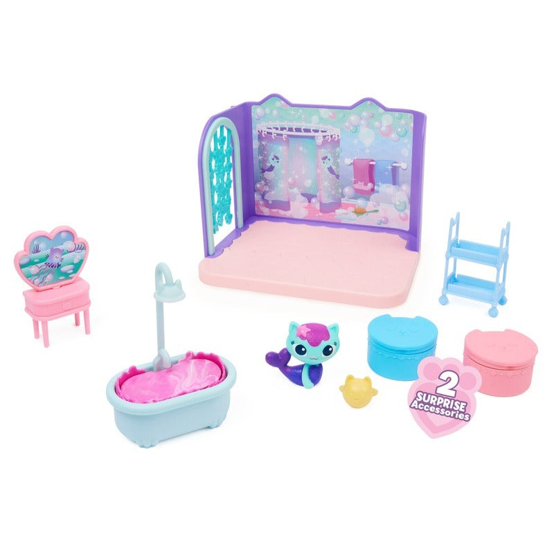 Gabby's Dollhouse - MerCat's Primp & Pamper Bathroom