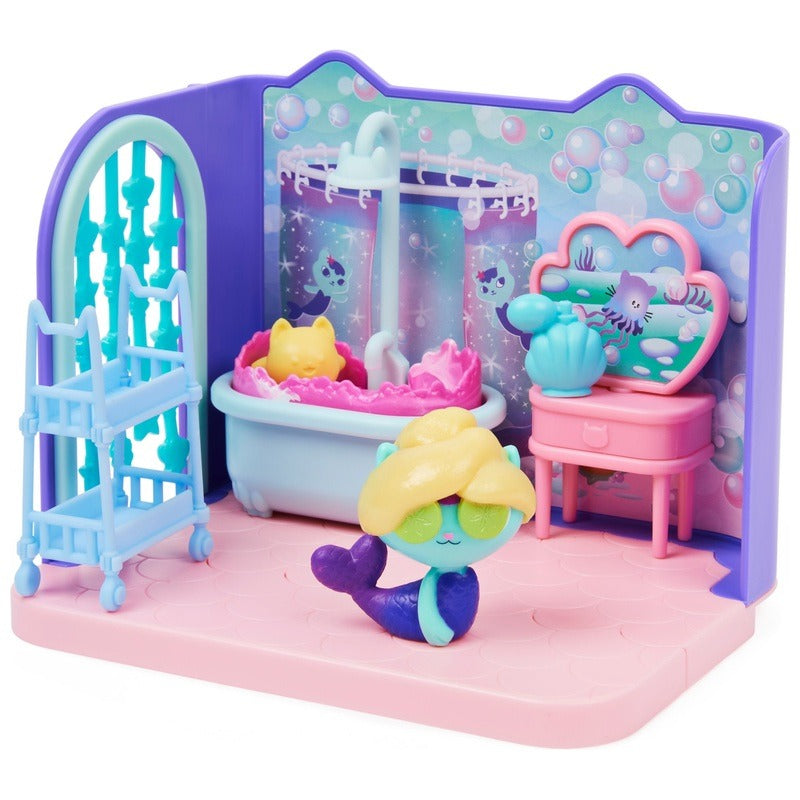 Gabby's Dollhouse - MerCat's Primp & Pamper Bathroom