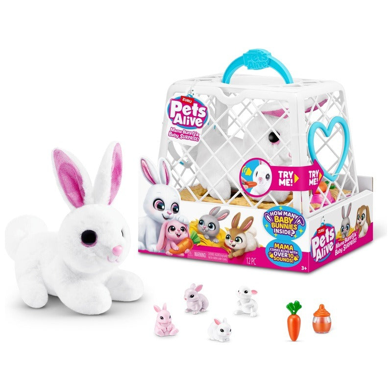 Pets Alive - Mama Bunny & Baby Surprise Plush Set