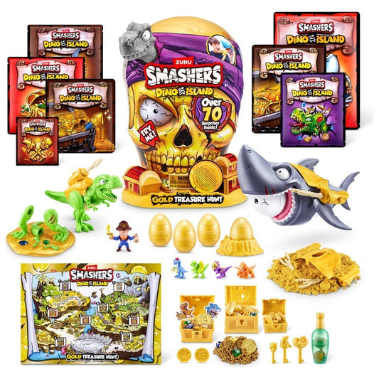 Smashers - Dino Island - Gold Treasure Hunt Set