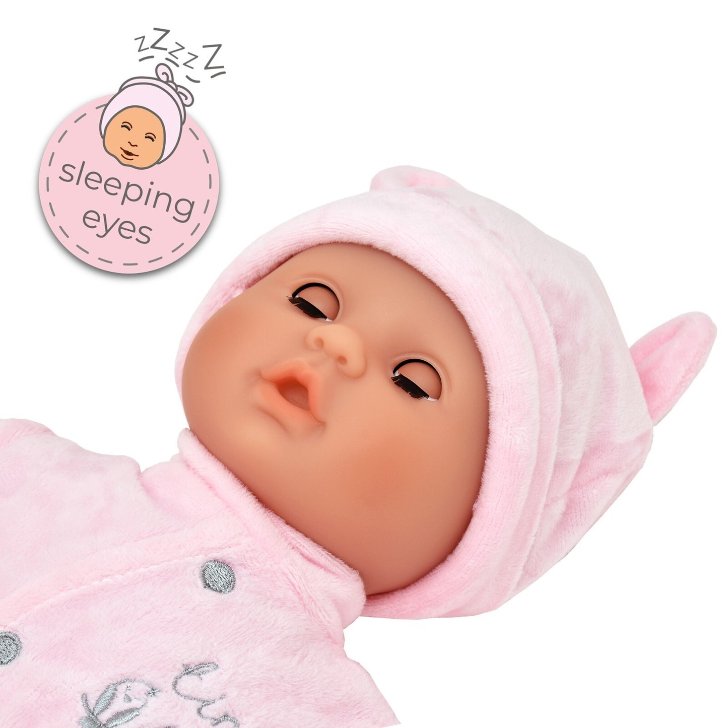 Tiny Tears - Baby Soft 38cm Doll - Pink Outfit