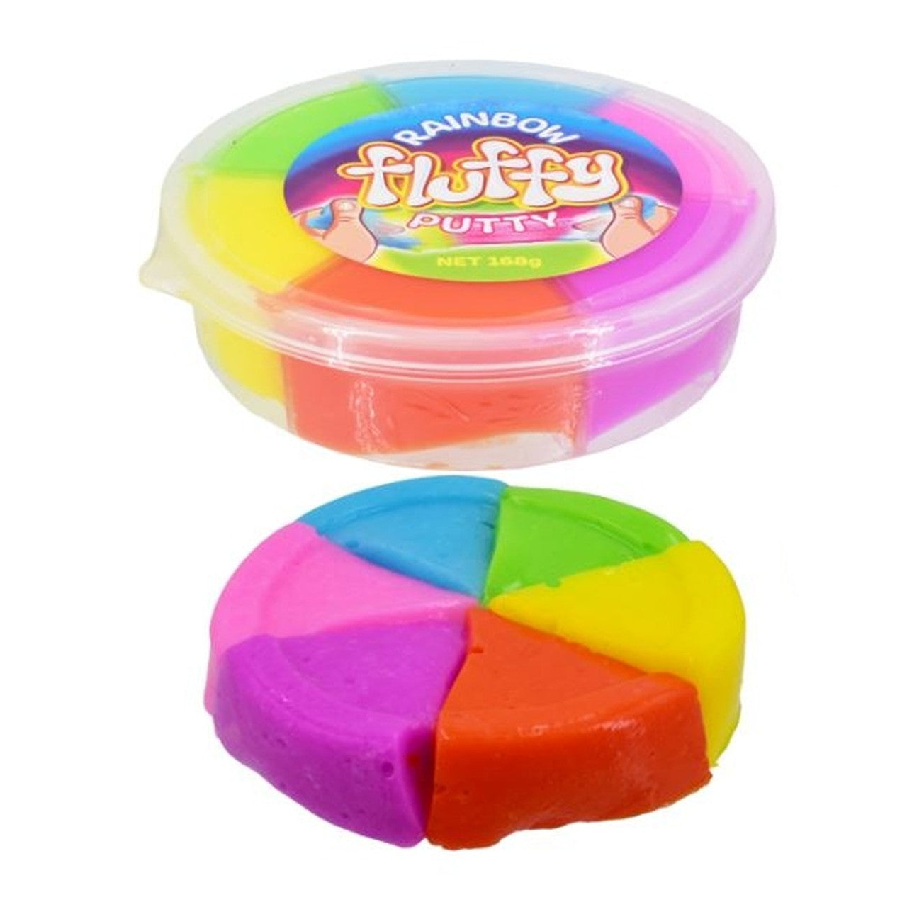 Fluffy Rainbow Putty