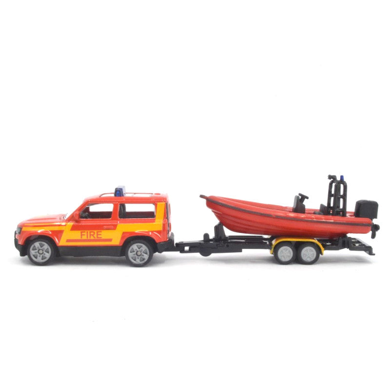 Siku - Land Rover Defender with Boat