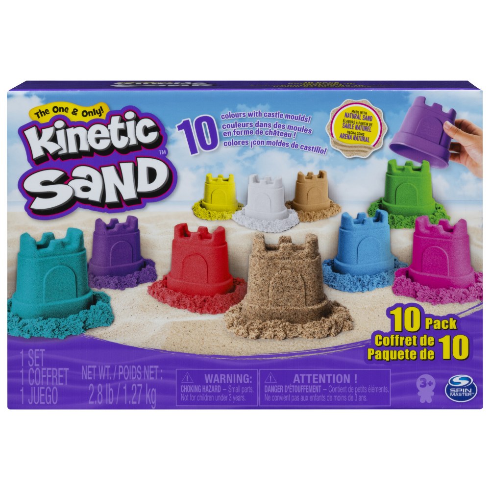 Kinetic Sand - Castle Containers 10 Color Pack