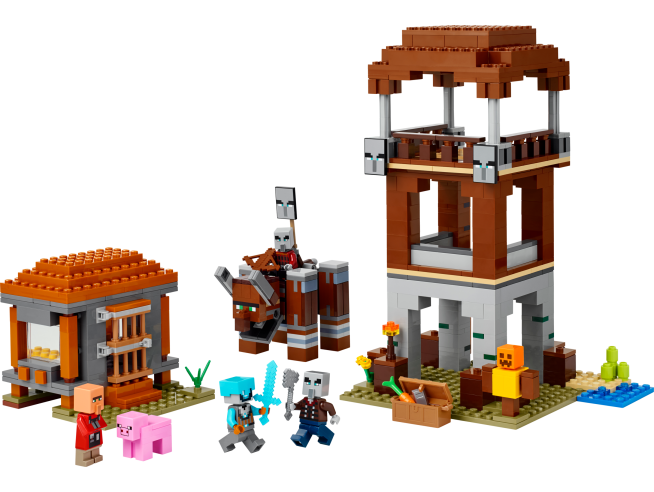 LEGO Minecraft - The Pillager Outpost and Ravenger (21278)