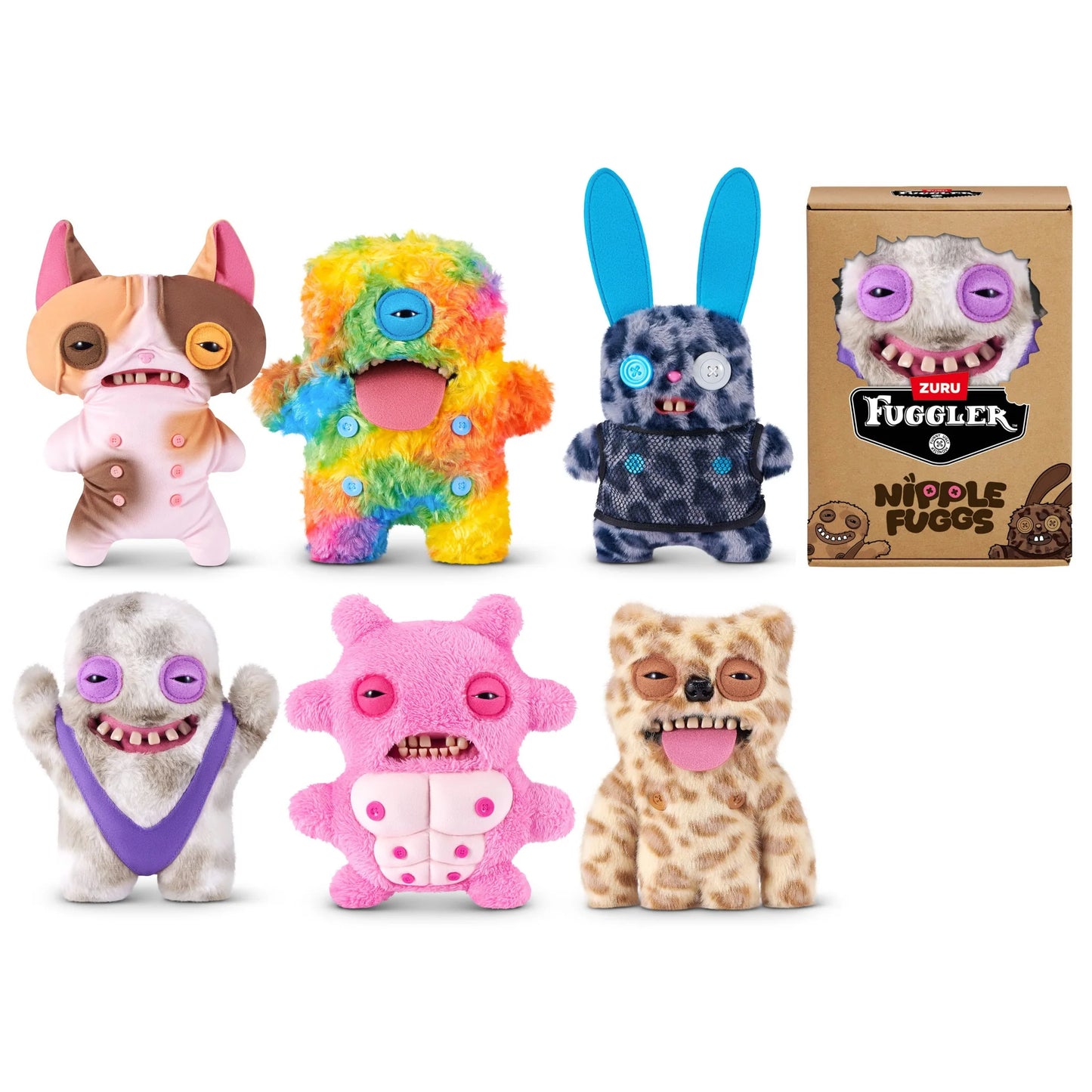 Fuggler - Nipple Plush 9 S1 Assortment