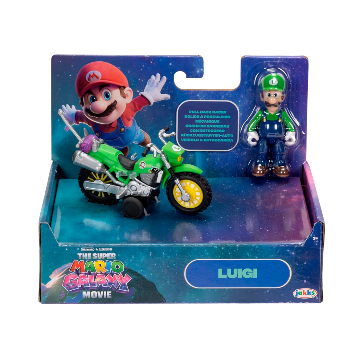 Super Mario Galaxy Movie - Luigi and Motorbike Playset