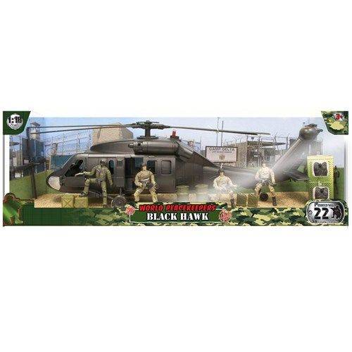 Black Hawk Helicopter and 2 Figures Set