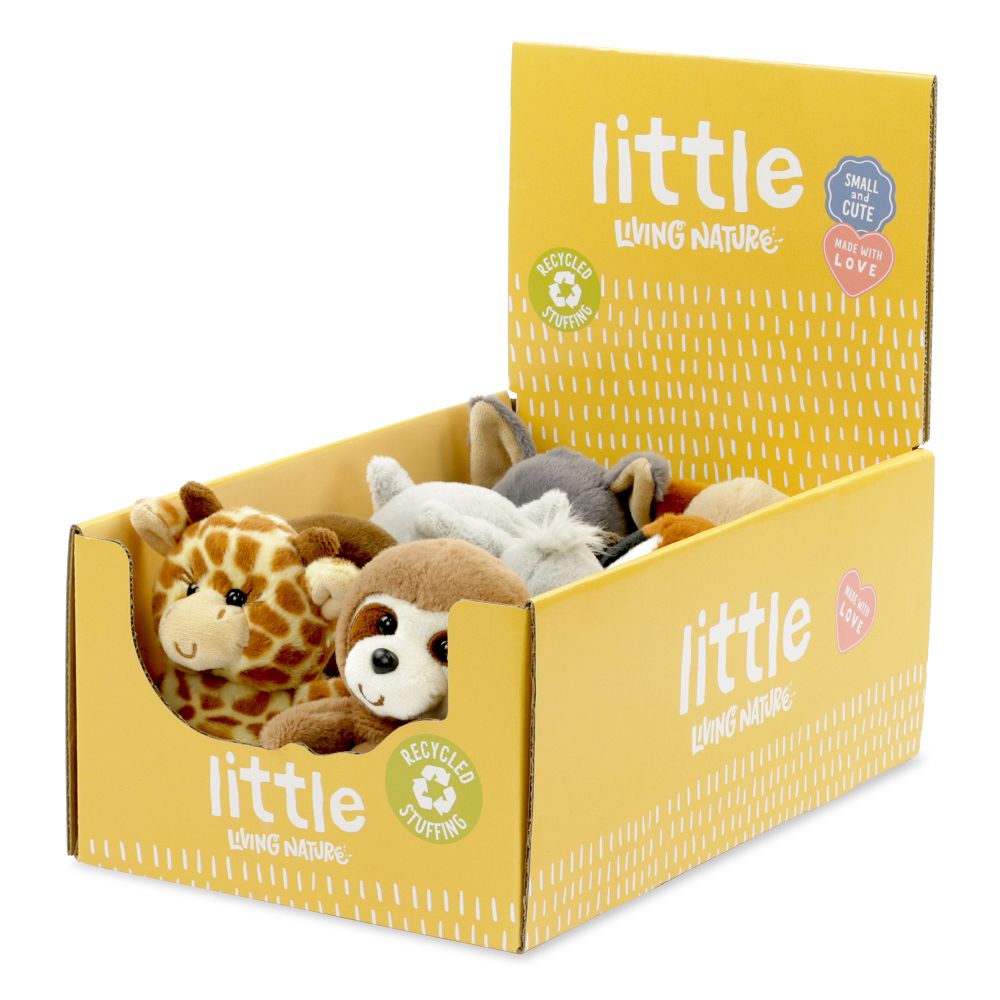 LITTLE Living Nature - Snugglies Safari Animal Plush