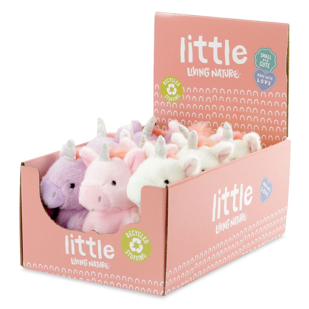 LITTLE Living Nature - Snugglies Unicorn Animal Plush