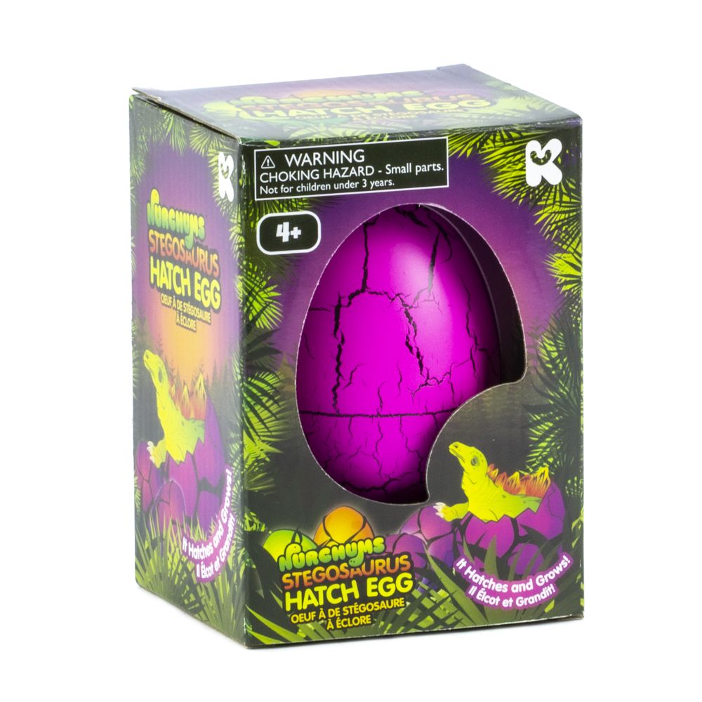 Large Stegosaurus Hatching Egg