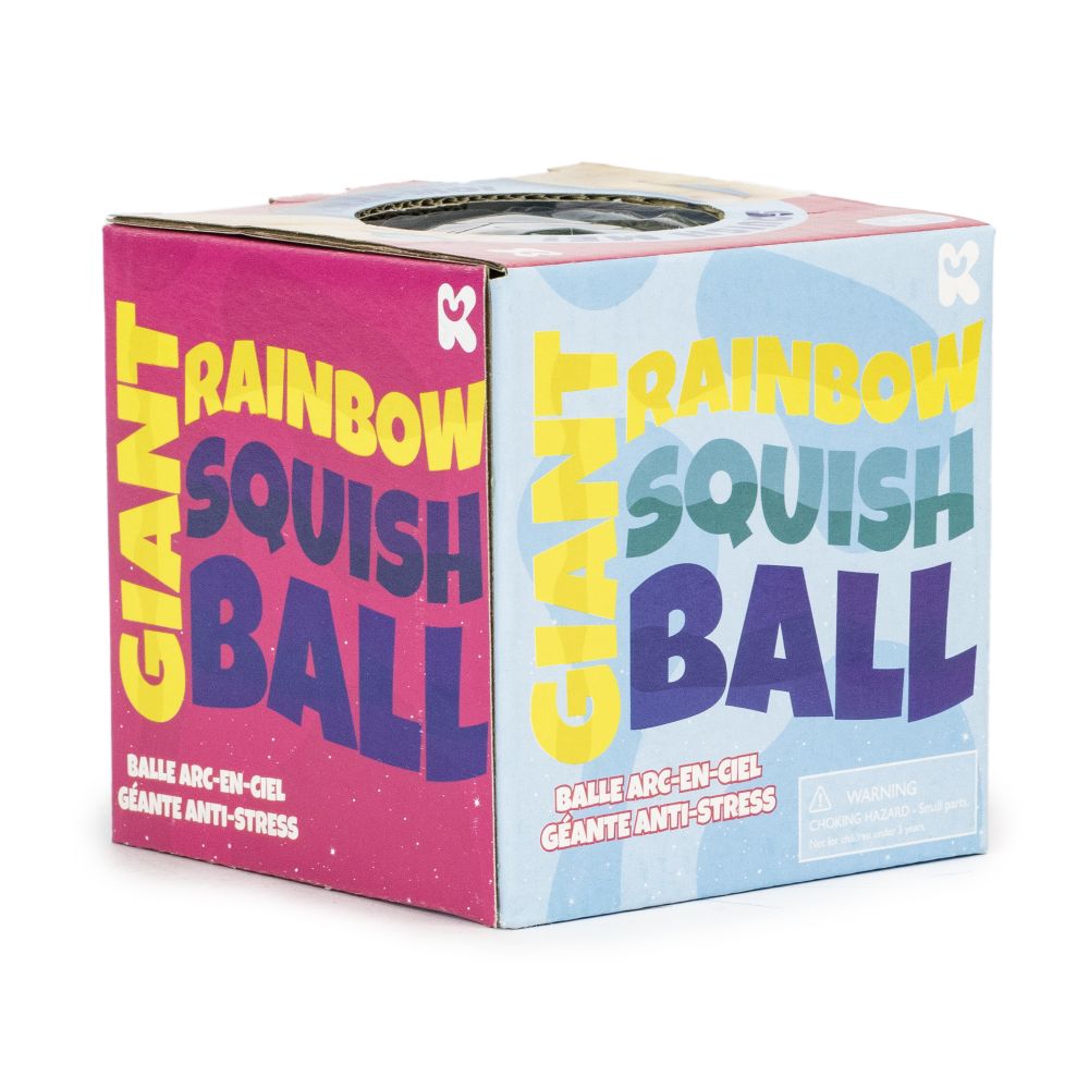 Large Rainbow Squish Ball