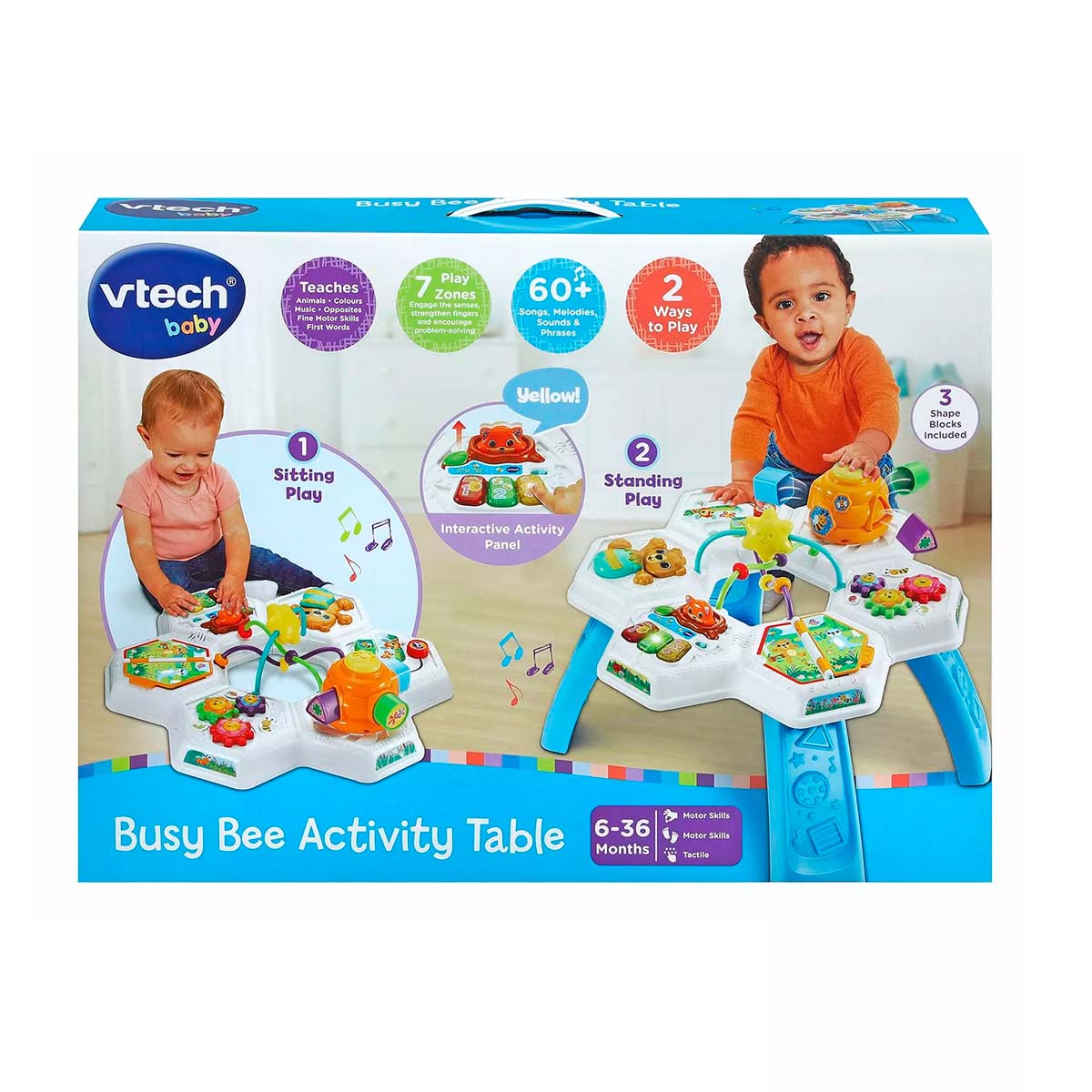 VTech - Busy Bee Activity Table Blue