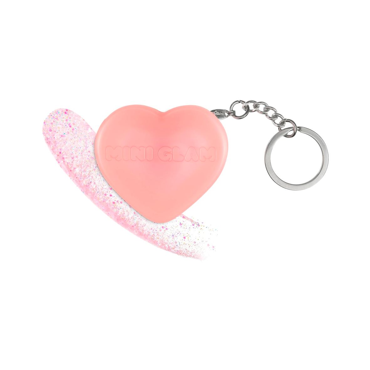 Mini Glam Cosmetics - Heart Glitter Balm - Pink
