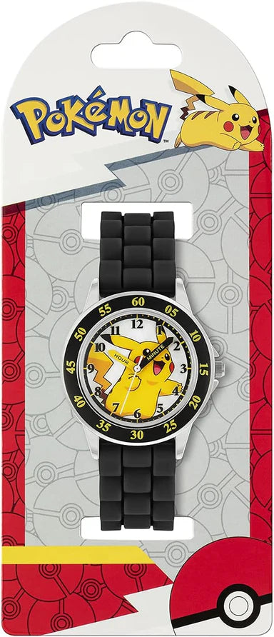 Pokemon - Black Strap Time Teacher Watch
