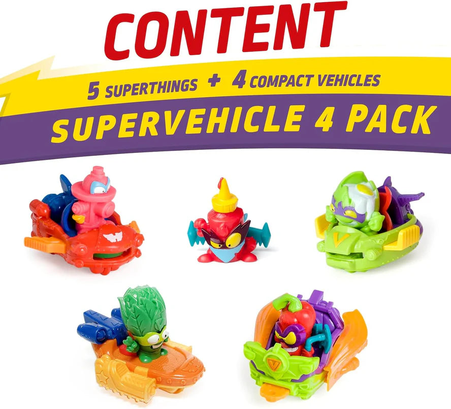 SuperThings Legends - Vehicles 4 Pack