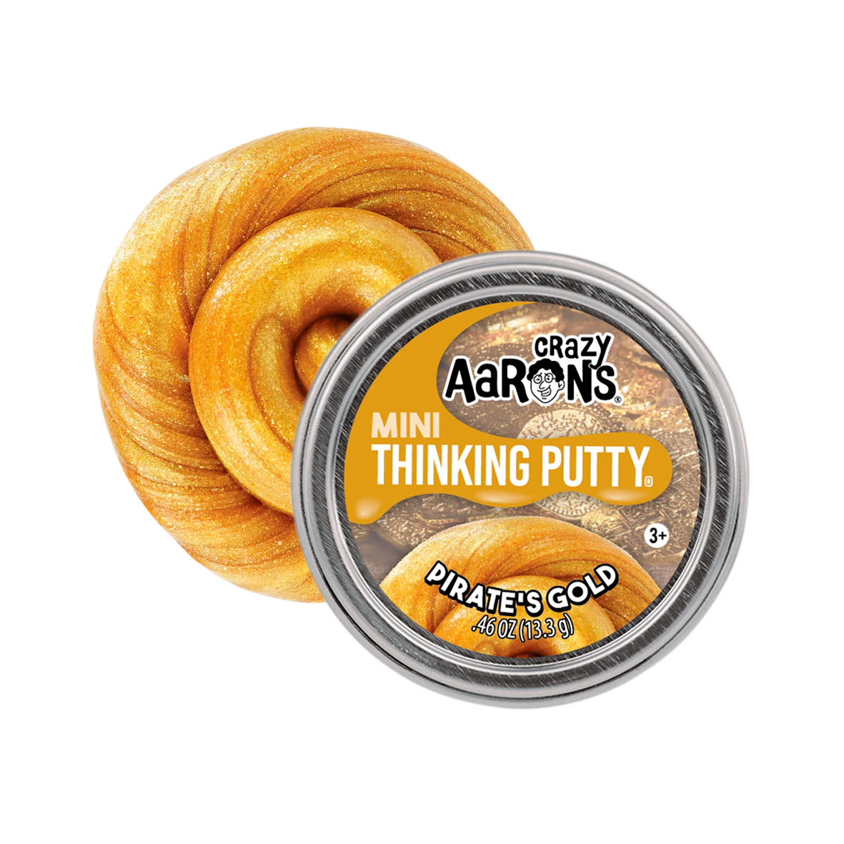 Crazy Aarons - Mini Thinking Putty - Pirate's Gold