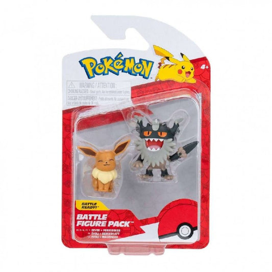 Pokemon Battle Figures - Eevee & Perrserker