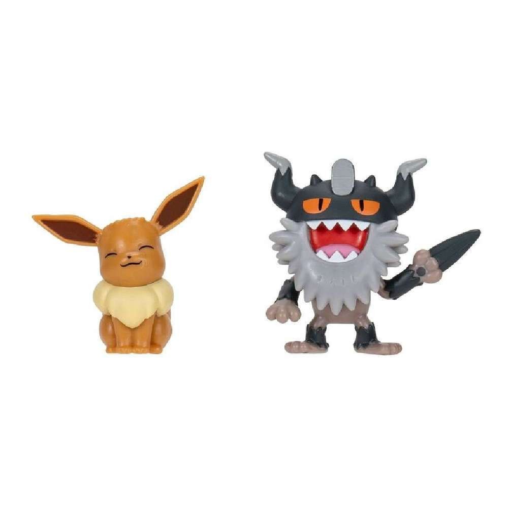 Pokemon Battle Figures - Eevee & Perrserker