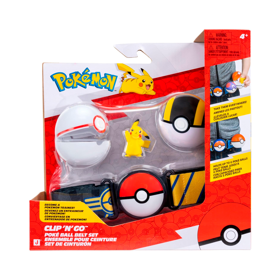 Pokemon - Clip 'N' Go - Poke Ball Belt Set