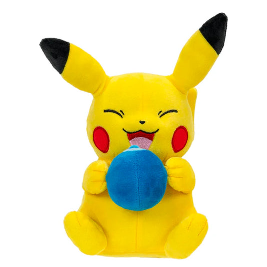 Pokemon - 8" Plush Pikachu with an Oran Berry