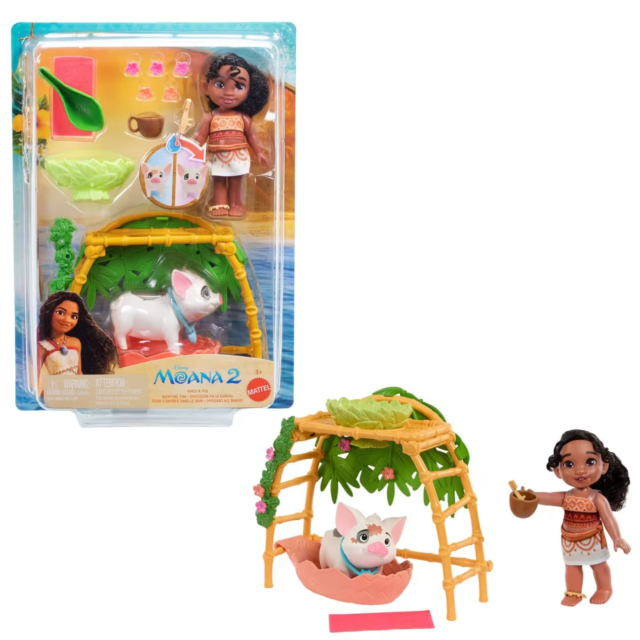 Disney Moana 2 - Simea & Pua Bathtime