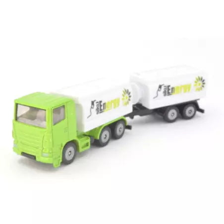 Siku - Truck with Tank Truck Superstructure and Trailer